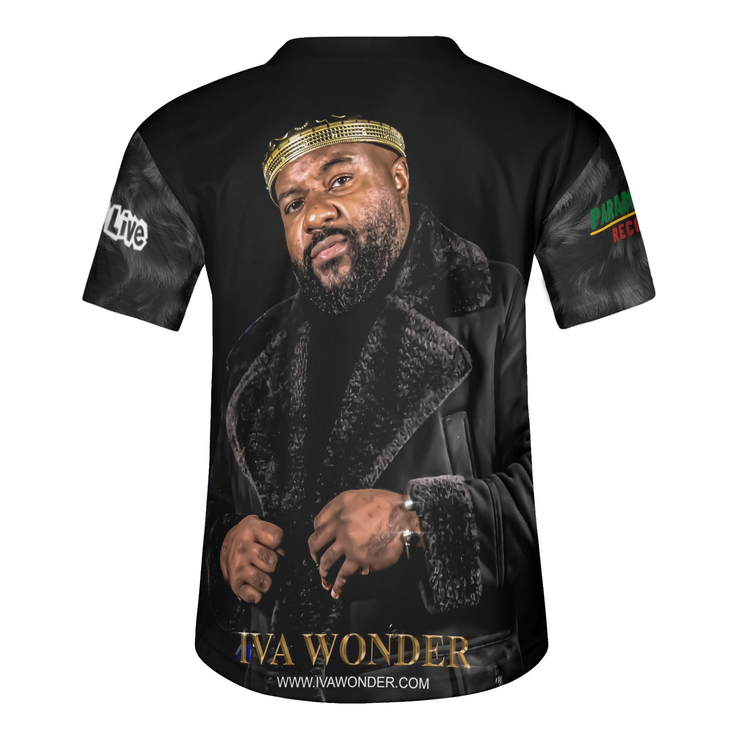 R&B King Short Sleeve Baseball Jersey