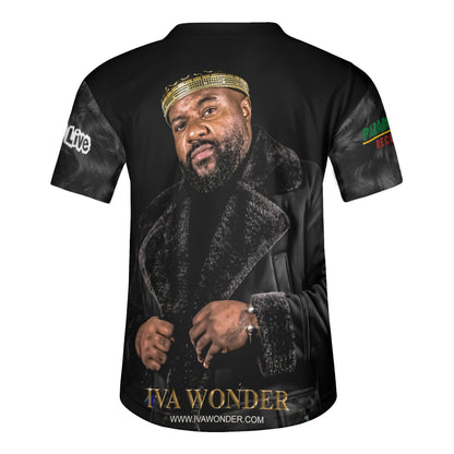 R&B King Short Sleeve Baseball Jersey