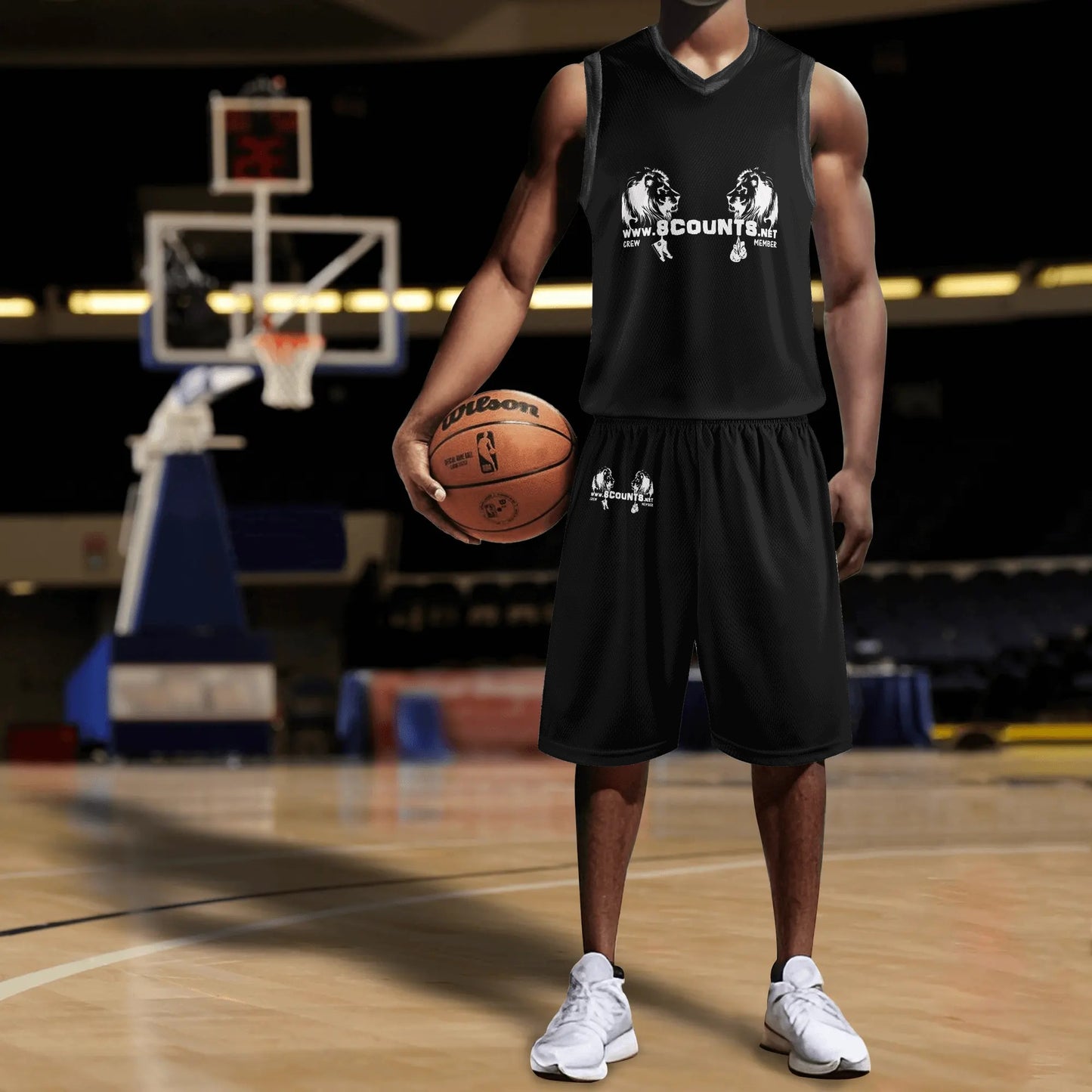 8Counts Basketball Sports Uniform Jersey & Shorts