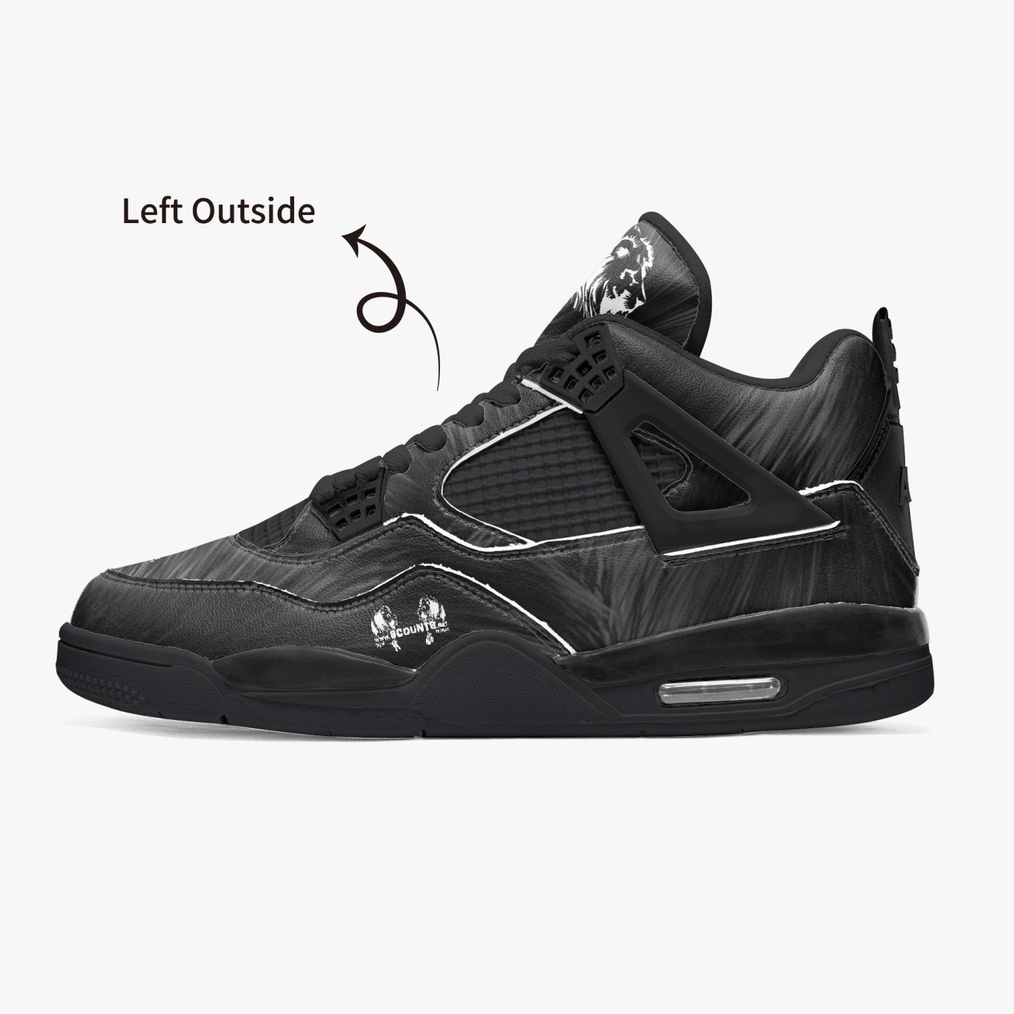 8Counts Basketball Sneakers -Black Sole